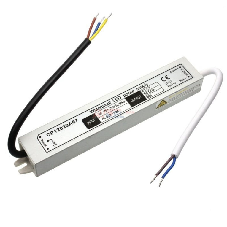 Waterproof adapter / voeding 12V / 1,67A 20W Waterproof adapter / voeding 12V / 1,67A 20W
